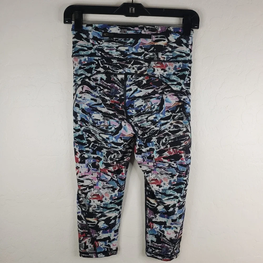 Lululemon Pants Women's 6 Colorful Break Free Nulux‎ Culture Clash Star Leggings